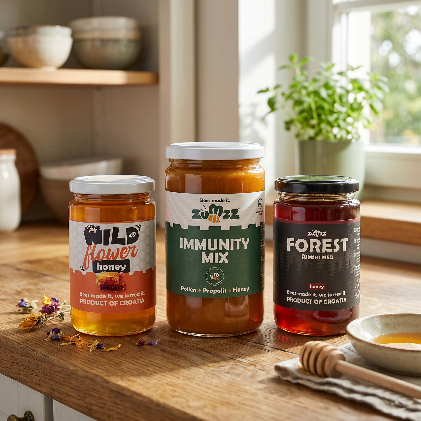 Wellness Bundle – Immunity Mix, Wildflower Honey & Forest Honey
