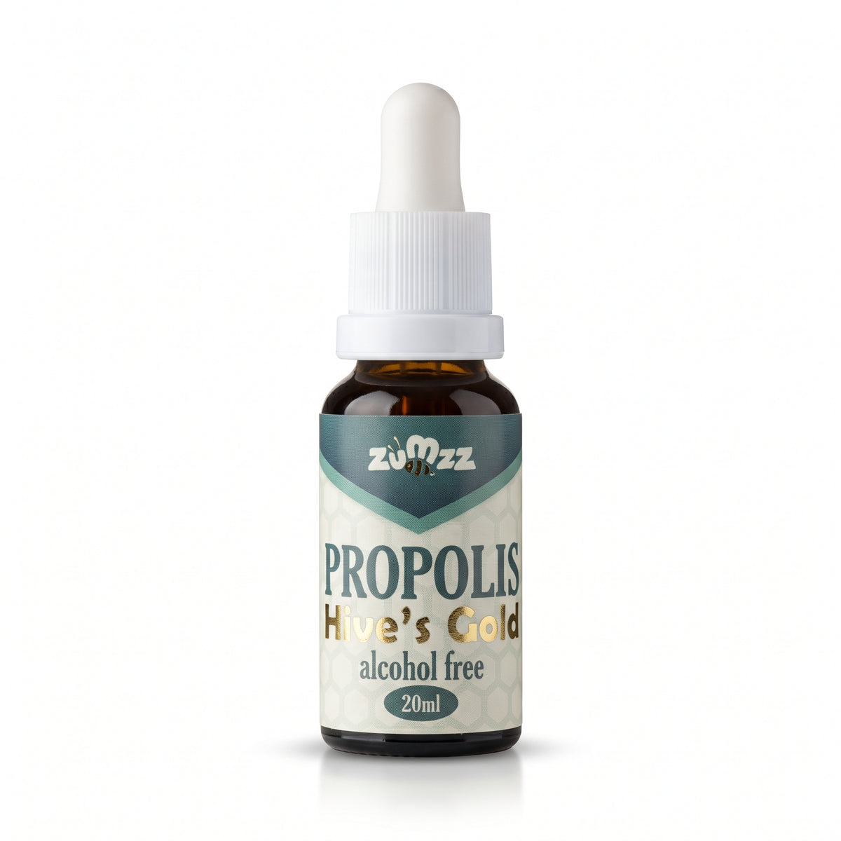 Zumzz alkoholfreie Propolis-Tropfen für einen empfindlichen Hals, 20 ml